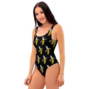 One-Piece All-Over "Filthy Rich Banana" Swimsuit